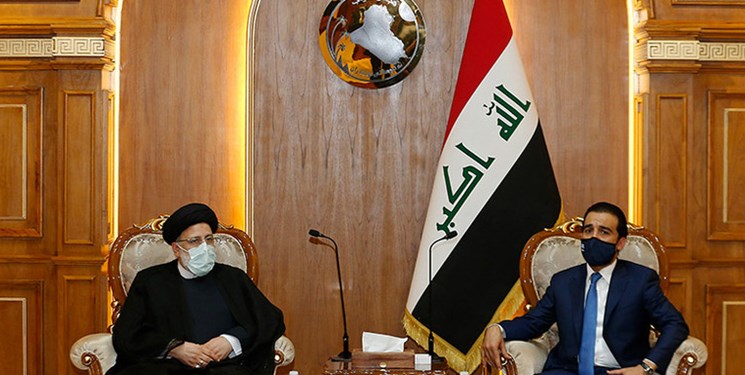 رئیسی:مناسبات ایران و عراق باید توسعه پیدا کند/ الحلبوسی: عراق از تقویت روابط خود با ایران بیش از پیش استقبال می‌کند