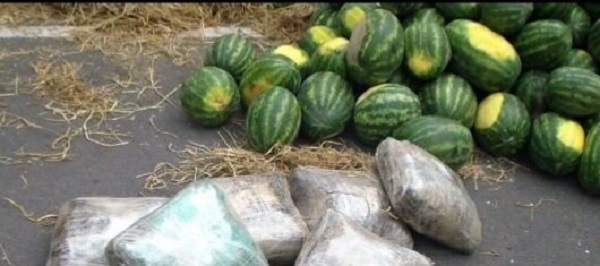 کشف ۷۲ کیلوگرم موادمخدر در بار هندوانه در تبریز