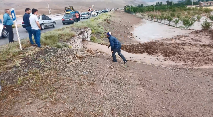 خسارت سیل و تگرگ به ۱۱ روستای شهرستان اهر