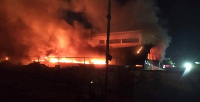 ۷۵ کشته در آتش سوزی بیمارستان ذی‌قار