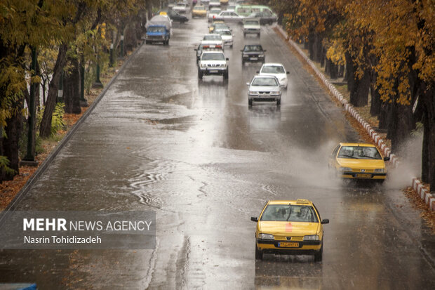 رگبار باران نیمه شمالی آذربایجان‌شرقی را فرا می‌گیرد