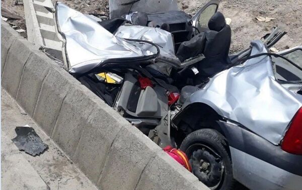 واژگونی خودرو در آزادراه تبریز - سهند پنج کشته به جا گذاشت
