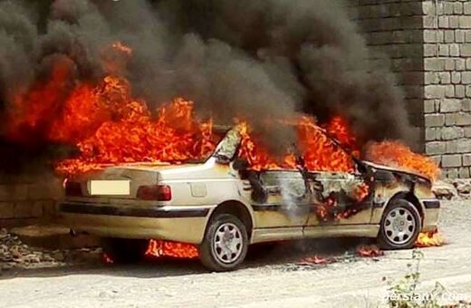 خودروهای ایرانی در تصادفات به نحوی آتش می‌گیرند که انگار بار TNT دارند!