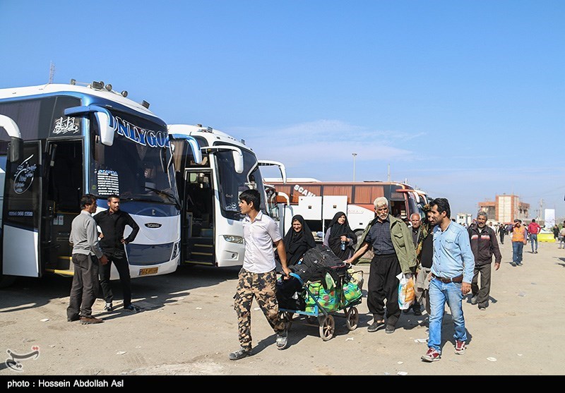 اختصاص ۴۱۳ اتوبوس برای زائران اربعین آذربایجان‌شرقی