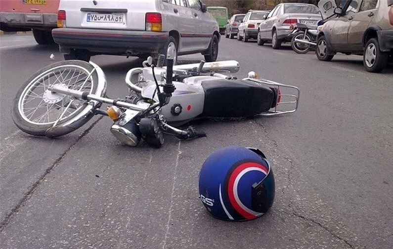 ۶۲ درصد رانندگان موتورسیکلت در صحنه تصادف فوت می‌کنند