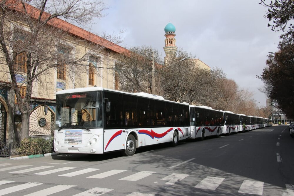 الحاق ۱۵۶ دستگاه اتوبوس و مینی بوس به ناوگان حمل و نقل عمومی تبریز