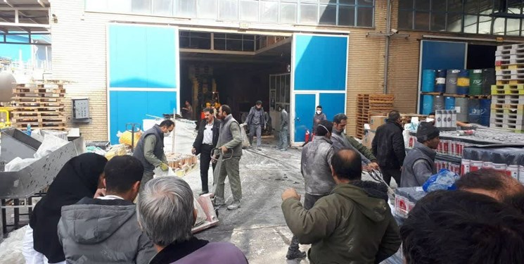 آخرین وضعیت مصدومان حادثه انفجار کارخانه رنگ‌سازی آذرشهر