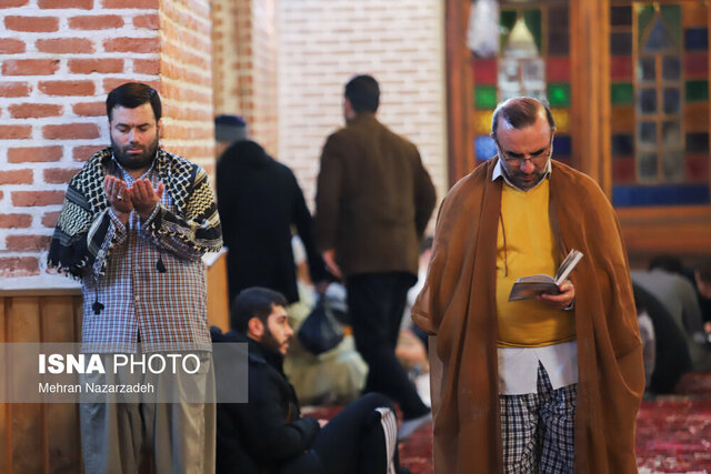 حضور بیش از 7000 معتکف در مساجد آذربایجان‌شرقی