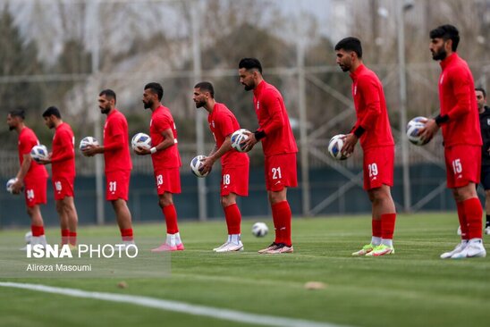 اولین تمرین تیم ملی با امیر قلعه نویی (عکس)