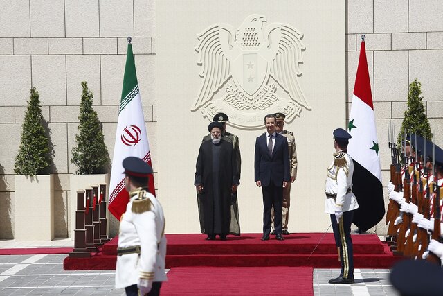استقبال رسمی بشار اسد از رئیسی