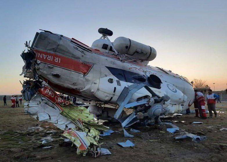 خطای خلبان علت وقوع حادثه بالگرد هلال احمر