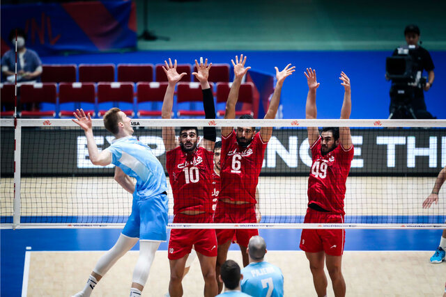شکست سنگین والیبال ایران از اسلوونی