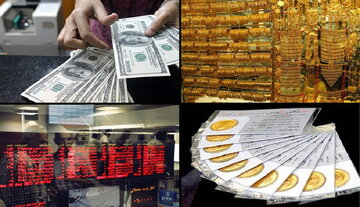 اوضاع ۴ بازار طلا، سکه، ارز و بورس در ۴ ماه ابتدای سال