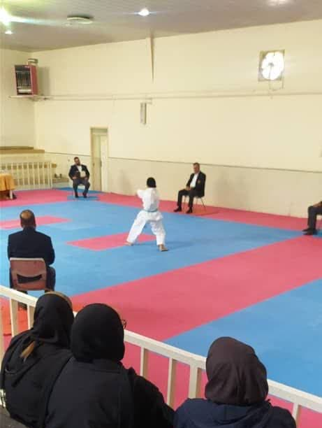 قضاوت مردان در مسابقات بانوان انتخابی تیم کاراته استان
