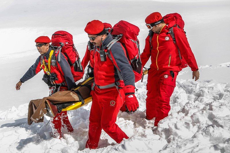 جان باختنن کوهنوردان تبریزی در سرمای سبلان