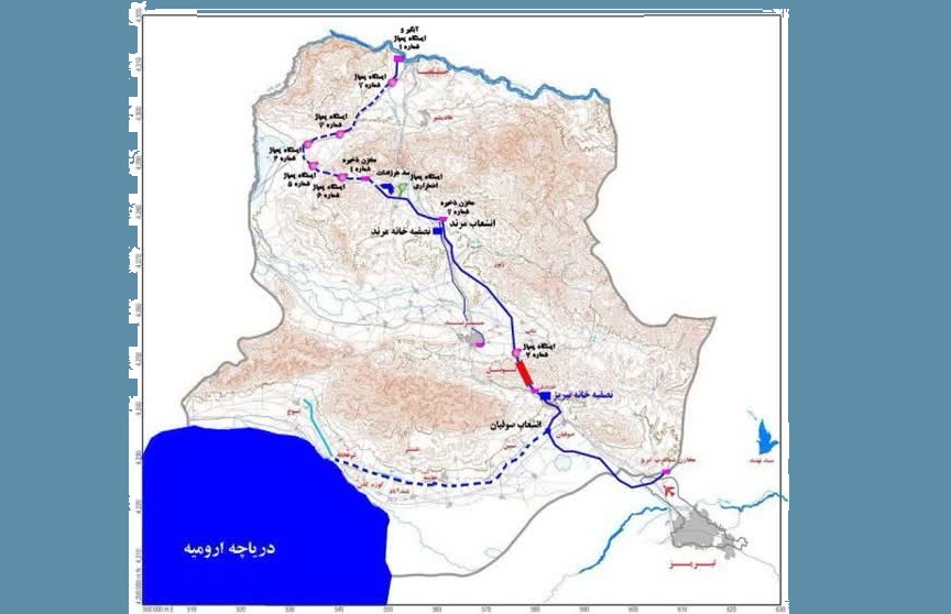 110 کیلومتر لوله‌گذاری برای انتقال آب ارس نیاز است
