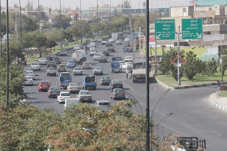 جاده تبریز- آذرشهر به اتوبان شهیدباکری متصل می‌شود