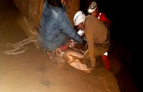 نجات غارنورد گرفتار در غار «هامپوئیل» مراغه