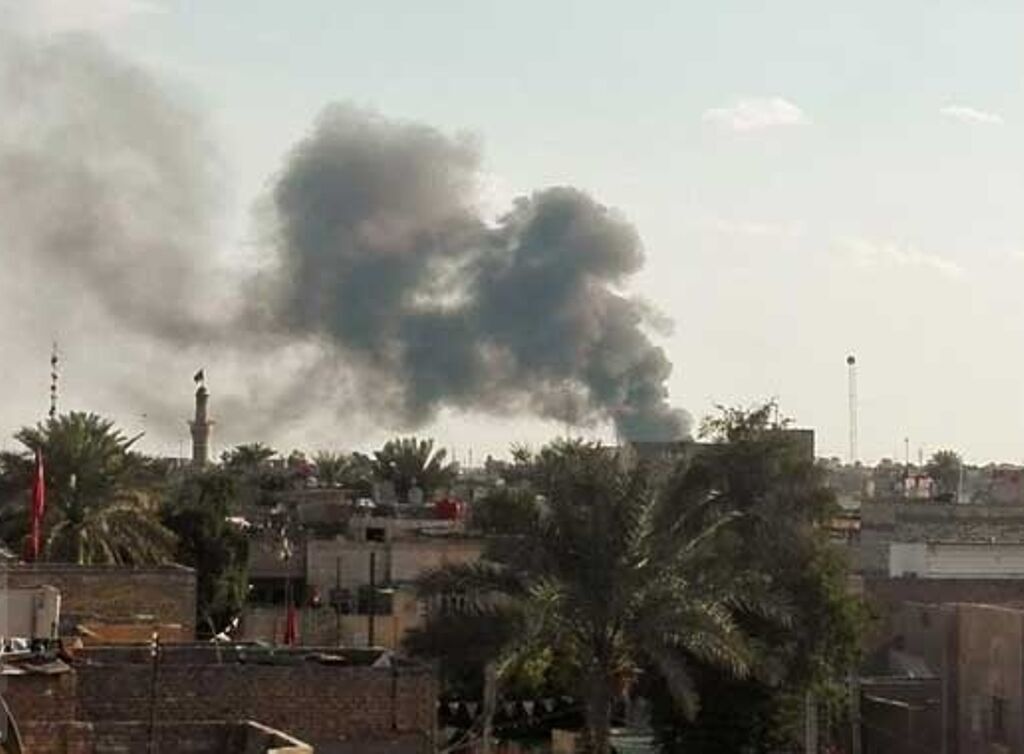 اصابت چند راکت به نزدیکی سفارت آمریکا در بغداد