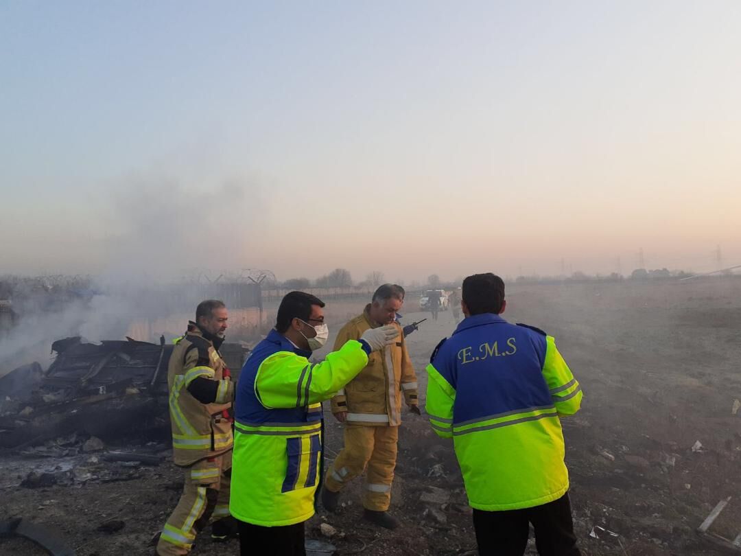 سقوط هواپیمای اوکراینی در نزدیکی فرودگاه امام خمینی(ره)