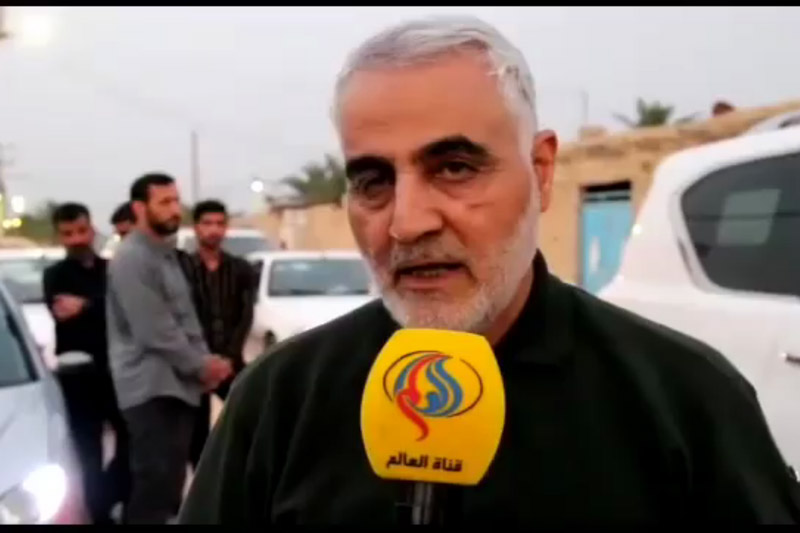 روایت خبرنگار شبکه العالم از مصاحبه با شهید سلیمانی در سیل خوزستان