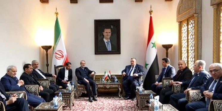 لاریجانی: ایران در بازسازی‌ها کنار سوریه ایستاده است
